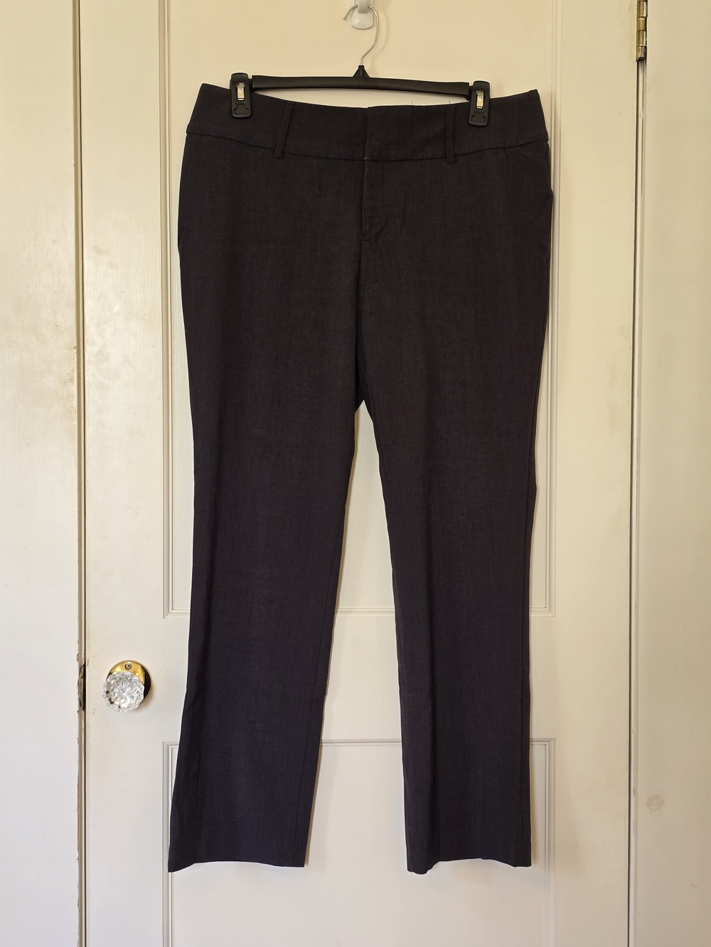 Alyx Dark Charcoal Stretch Waistband Straight-Leg Trousers